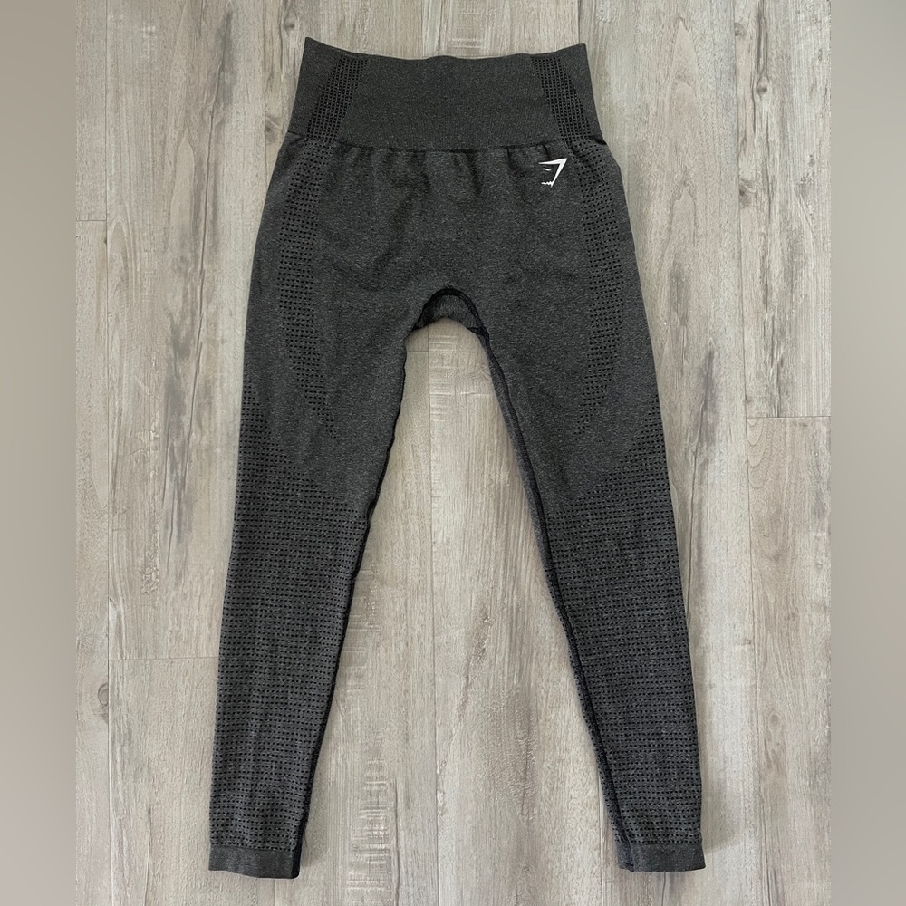 GYMSHARK Vital seamless leggings gray size medium